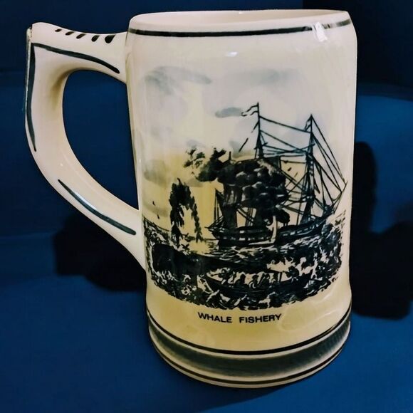 BLUE DELFT BEER STEIN Made in HOLLAND - Picture 2 of 9